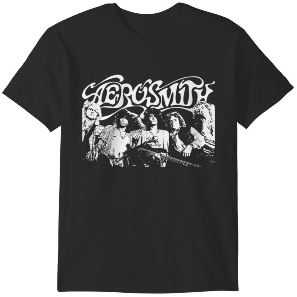 Aerosmith Rocks Album Rock Band Style Retro Music T-Shirt